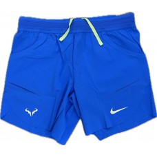 SHORTS NIKE COURT DRIFIT ADV RAFA - AZUL/BRANCO/VERDE